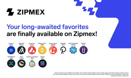 12 New Tokens Are Now Available On Zipmex!