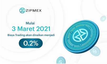 Per 3 Maret 2021, Trading ZMT/IDR Dikenakan Biaya 0,2%