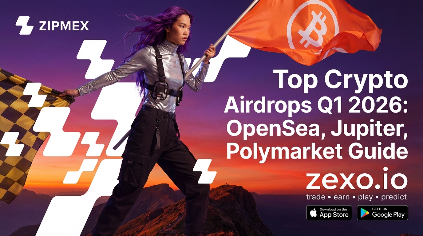 Top Crypto Airdrops Q1 2026: OpenSea, Jupiter, Polymarket Guide