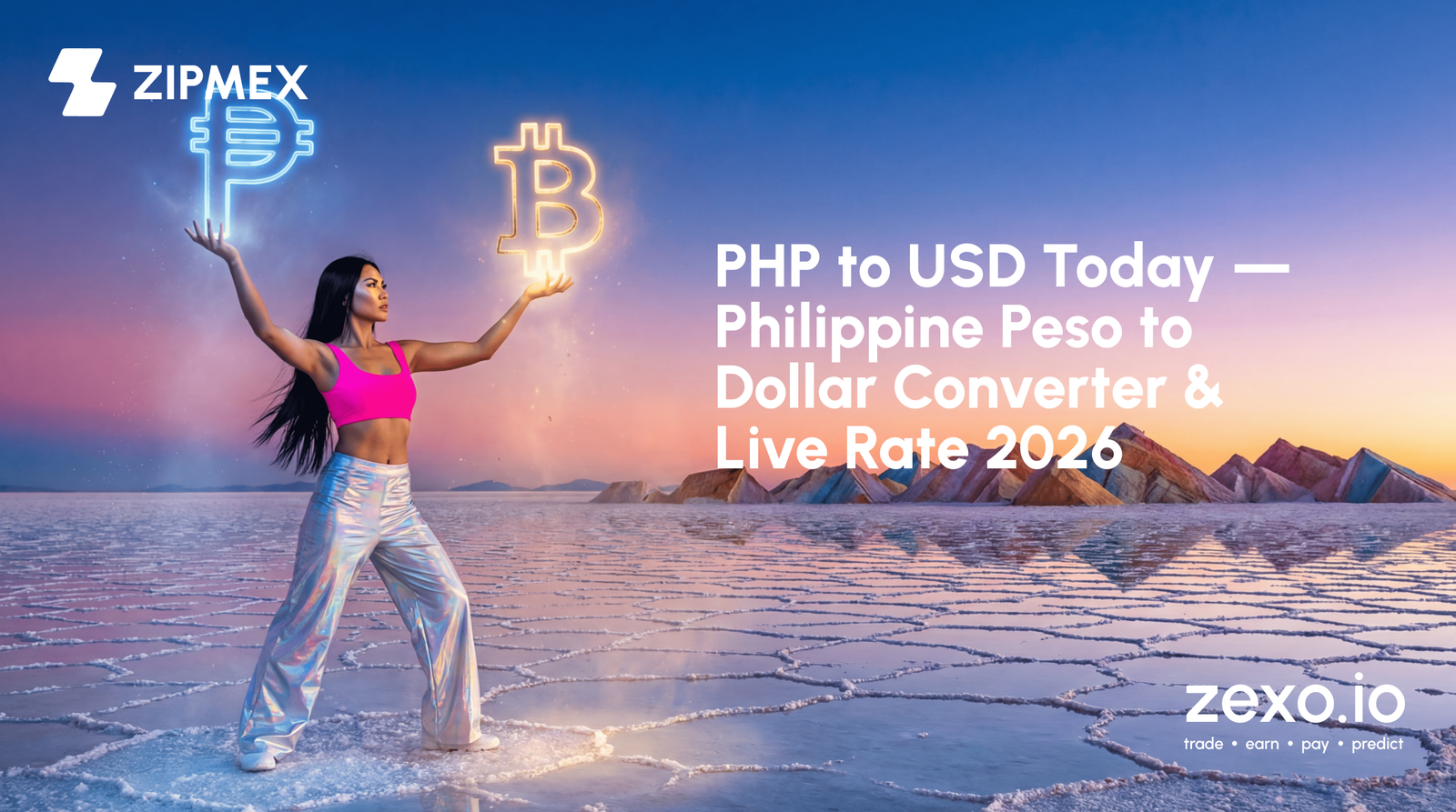 PHP to USD Today — Philippine Peso to Dollar Converter & Live Rate 2026