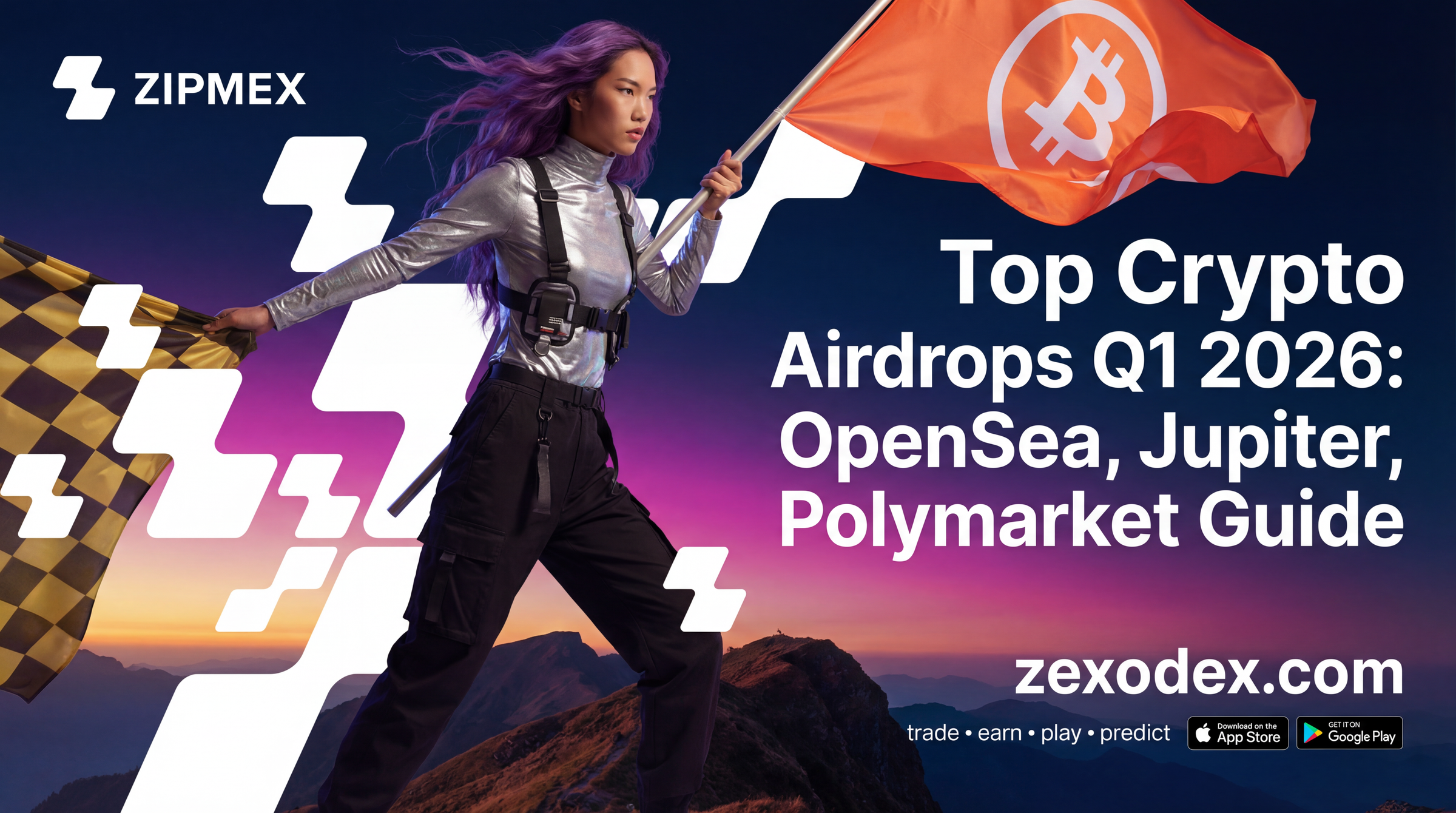 Top Crypto Airdrops Q1 2026: OpenSea, Jupiter, Polymarket Guide