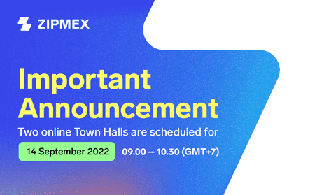 Zipmex Town Hall Will Be Held on 14 September 2022