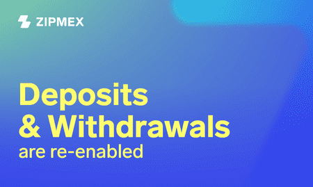 Deposits and withdrawals are now re-enabled for all cryptocurrencies