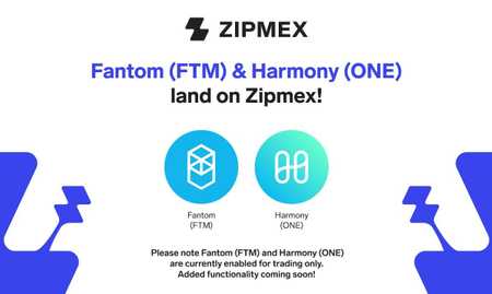FTM and ONE now available on Zipmex!