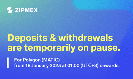 Important Announcement: Deposit and withdrawal for MATIC will be temporarily suspended