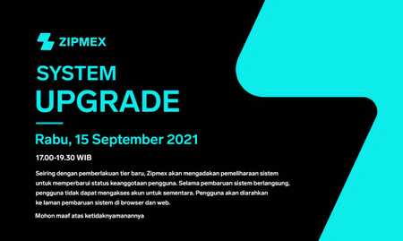 Pemeliharaan Sistem – 15 September 2021 17.00 – 19.30 WIB