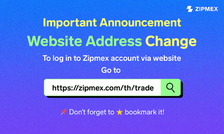 Important Announcement: URL change for Zipmex’s exchange website