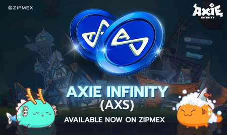Axie Infinity (AXS) will be listed on Zipmex!