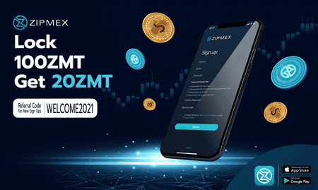 ZipLock Launch: Lock up 100 ZMT to get 20 ZMT reward plus 16%