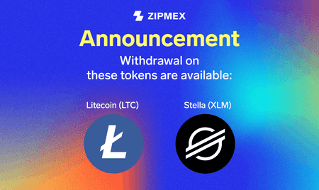 Withdrawals for XLM and LTC are now re-enabled