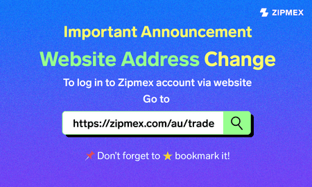 Important Announcement: URL change for Zipmex’s exchange website