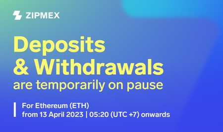 Important Announcement: Deposits and withdrawals of ETH will be temporarily paused