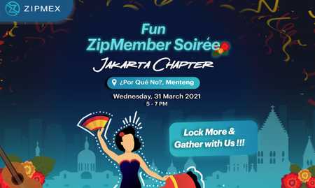 Yuk, Ikut Tapas Party bareng Zipmex di Fun ZipMember Soirée: Jakarta Chapter