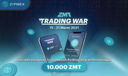 Siap-siap, Zipmex Akan Tantang Trader Bertempur di ZMT Trading War