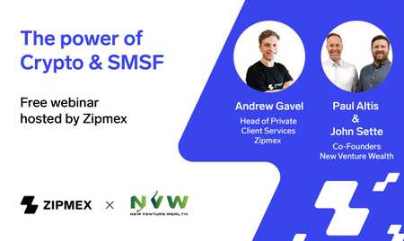 The Power of Crypto & SMSF – Live Webinar! Tuesday, 5th April.