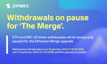 Important announcement: Temporary pause of withdrawals for ETH and ERC-20 token starts tomorrow