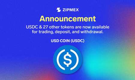 USDC & 27 other tokens are now available for trading, deposit, & withdrawals