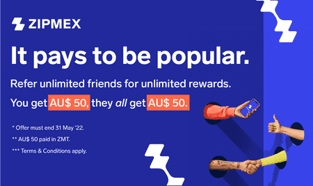 It pays to be popular. Refer unlimited friends. You get AU$50, they get AU$50.